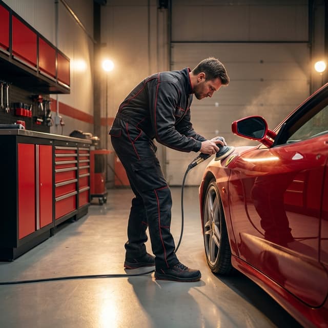 Collision repair work at Heritage Paint & Body Houston